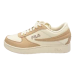 fila a low beige cream sneakers side