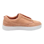 fila sanati womens peach suede low top sneakers side
