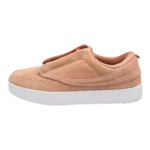 Fila Sanati Women’s Peach Suede Low-Top Sneakers styled for casual everyday wear – available at SneakerKali