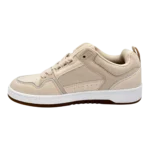 Side profile of G Los Angeles Beige Low-Top Sneakers