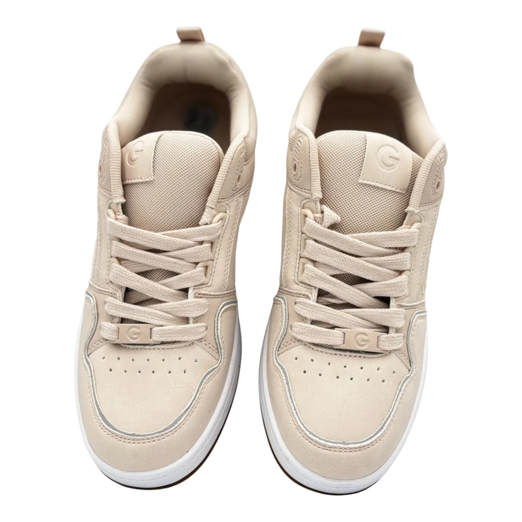 g los angeles beige low top sneakers top