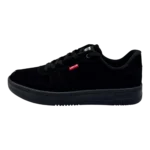 levis mens drive lo sneakers side black