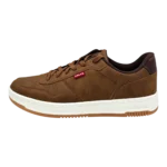 Side profile of Brown Levi’s Men’s Drive Lo sneakers