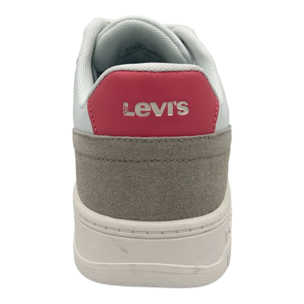 levis womens drive lo white cement pink sneakers sole