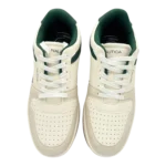 nautica mens forest green casual sneakers top