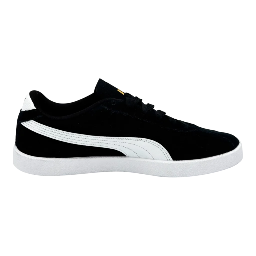 PUMA Club II Era Black and White Suede Sneakers – main product view sold by SneakerKali