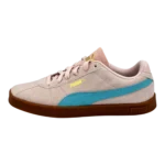 PUMA Palermo Trainer pink and blue suede sneakers – main product view sold by SneakerKali