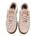 puma palermo trainer pink blue suede sneakers top