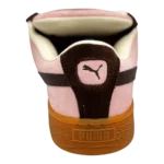 puma suede heart satin pink brown gum sneakers sole