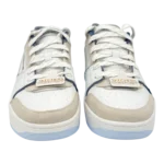 Skechers Women’s Sport Court Metallic Brea sneakers worn with casual outfit – available at SneakerKali