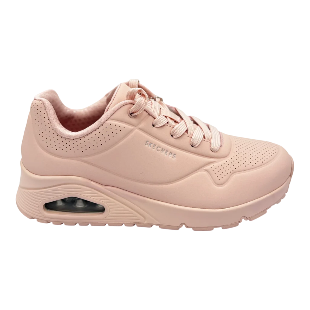 Skechers Women’s Uno – Stand On Air sand sneakers styled for everyday wear – available at SneakerKali