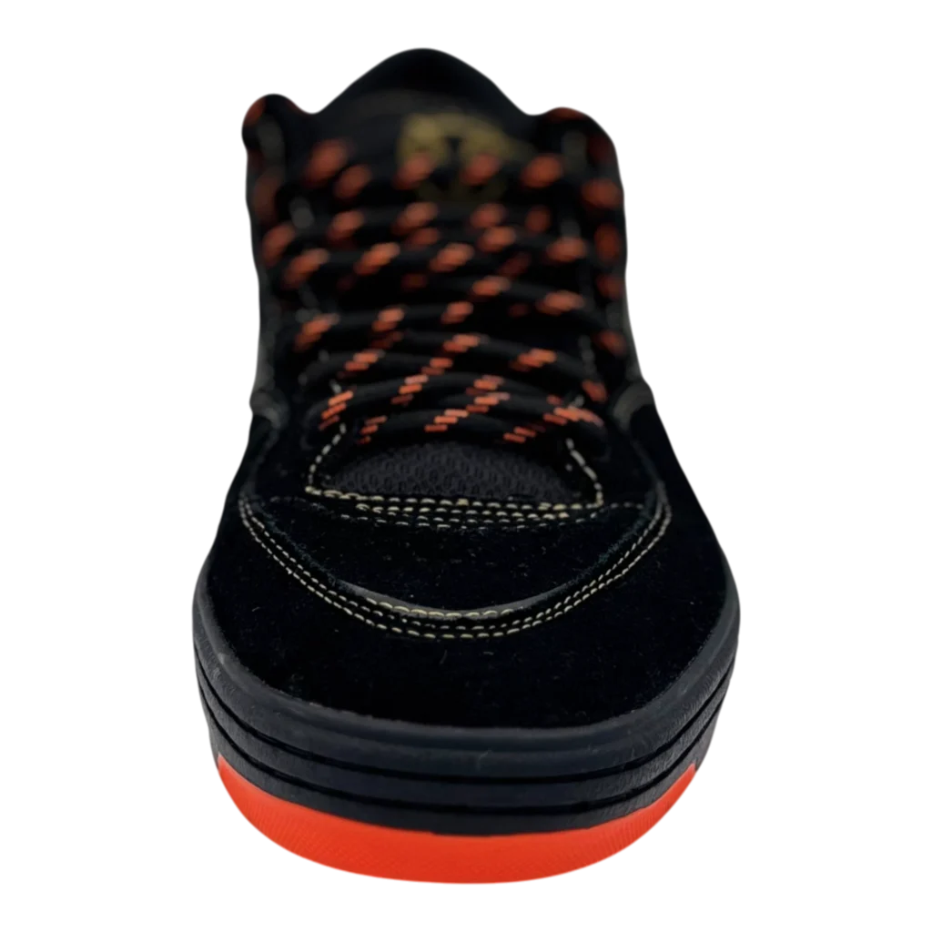 vans rowan 2 mens black flame sneakers lifestyle front