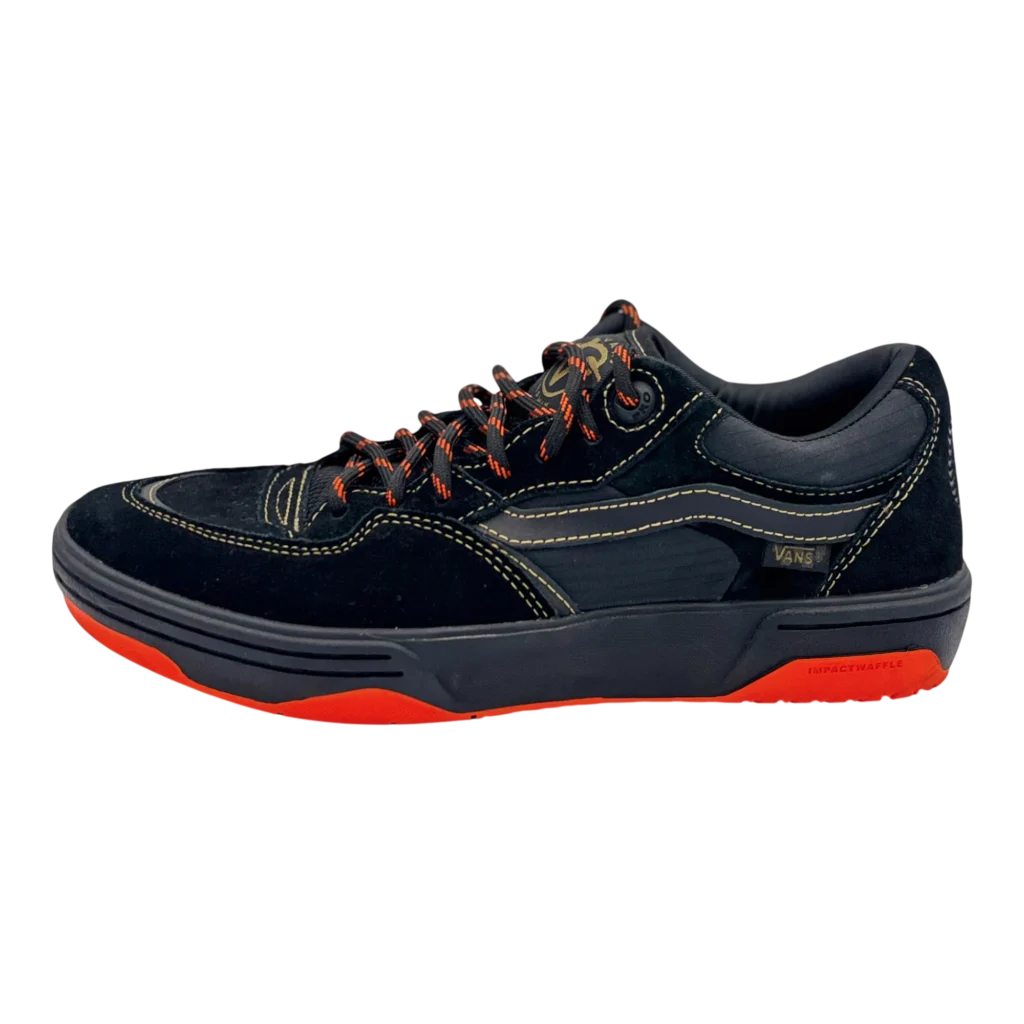 vans rowan 2 mens black flame sneakers side