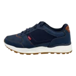 levis oats refresh mens navy brown sneakers main sneakerkali
