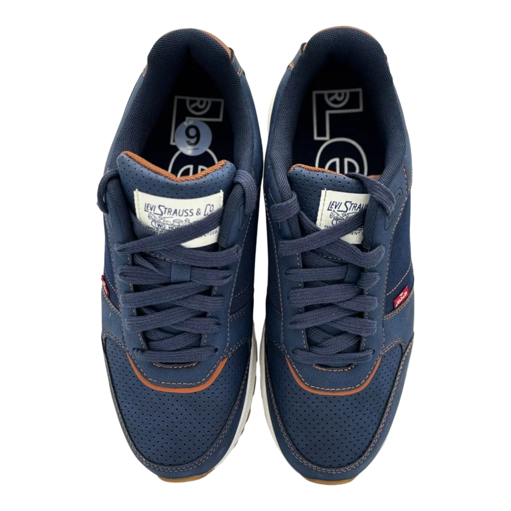 Levi’s Oats Refresh Men’s Navy Brown Sneakers styled for casual everyday wear – SneakerKali