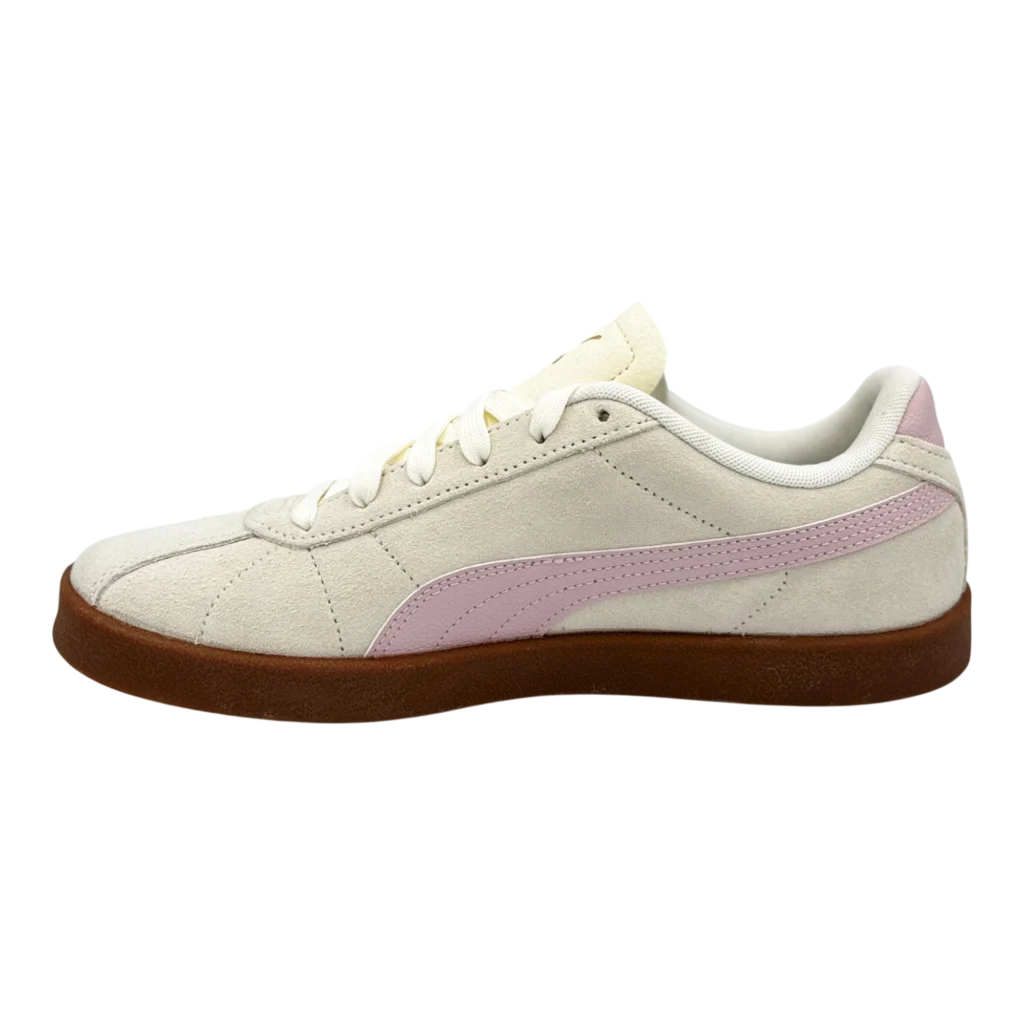 PUMA Palermo Beige & Pink Suede Sneakers – main product view sold by SneakerKali
