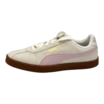 PUMA Palermo Beige & Pink Suede Sneakers styled for retro streetwear – SneakerKali
