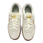 puma palermo beige pink suede sneakers top